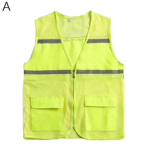 Reflekterende Vest Åndbar Reflekterende Vest Vest Vest-Xin Green XXXL