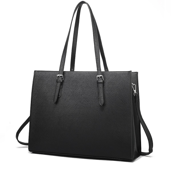 Kvinners Laptop Bag Vanntett Lett Lær 15,6 Tommer Com-Xin
