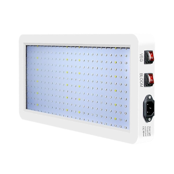 2000W LED Vækstlys Kompatibelt med Indendørsplanter 312 LEDs Fuld Spektrum Veg og Bloom Dobbeltkontakt IP65 Vandtæt-xindaren