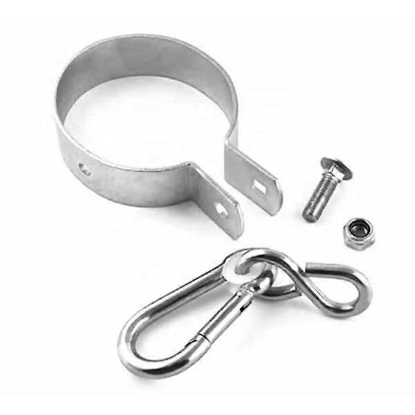 Keinukoukkusetti 2 kpl karabiinilla pyöreille palkeille - Xin 80mm