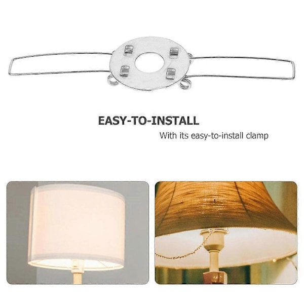 10 st Lampskärm Fjäderklämmor Ljusskärm Adapter Hängande Ljusskärm DIY Fjäderklämmor-Xin