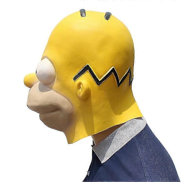 The Simpsons Mask Halloween Latex Mask-Xin