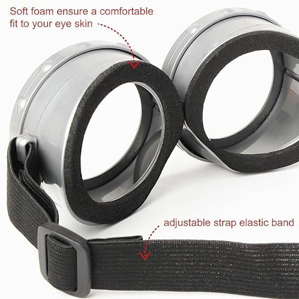 Halloween Kostymtillbehör för Vuxna - Goggles/Gul Hatt/Handskar - Rollspel för Herrar och Damer - Xin
