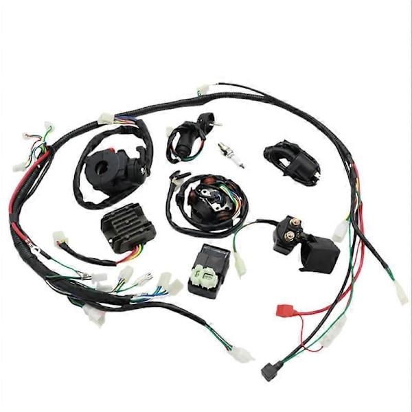 125cc 150cc 200cc 250cc terrängfordon ATV fyrhjulsdriven elfordon Zongshen Lifan Duka Razor CDI-kablage statoraggregat ledningar - Xin