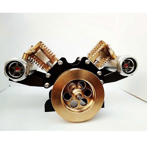 V2 Stirlingmotor Eldsug Vakuummotor Modell-xindaren