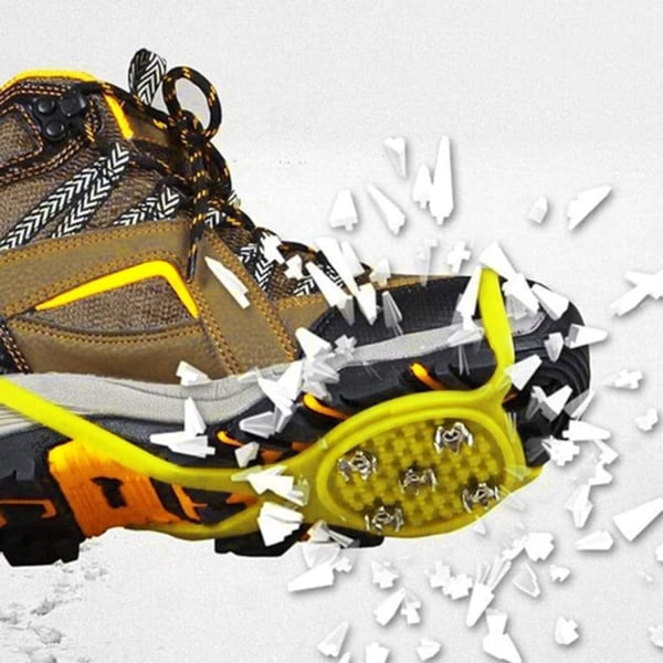 Silikone Crampons Isgreb Klampe Sko Dækker Udendørs Sne Klatring - Universal Non Slip Grip Spikes-Xin