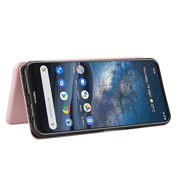 Læderetui til Nokia 8.3 5G - Xin Pink
