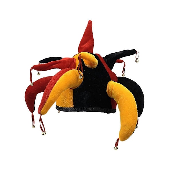 Cosplay Kostume Mardi Gras Hat Hofnar Hat Renæssance Nar Hat Nar Hovedbeklædning Middelalder Nar Hat-Xin