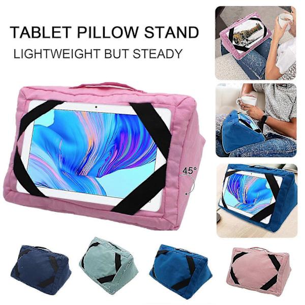Tyynyteline, laaja yhteensopivuus, käyttäjäystävällinen kangas tablettityyny kotikäyttöön - Xin Pink