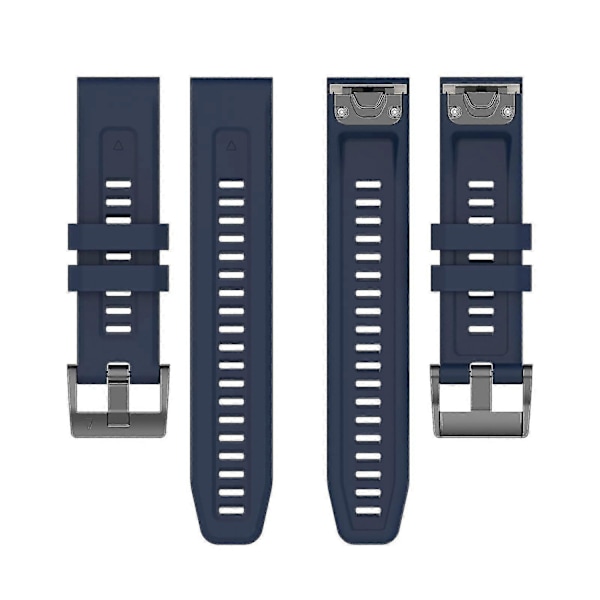 Ranneke Yhteensopiva Garmin Fenix 7s/6s/5s Silikoni Älykellon Hihna Naarmuuntumaton Ranneke -xindaren Midnight blue