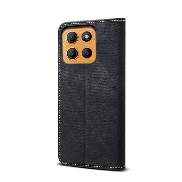 Kompatibel med Denim Textur Flip Läder Telefonfodral-xindaren Compatible with Motorola Moto G15