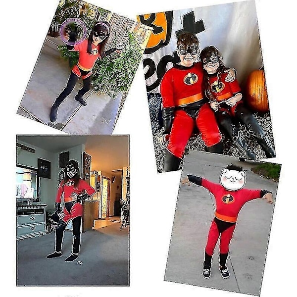 The Incredibles Kostymset Halloweenfest Karneval Hög Kvalitet Men-Xin man 190