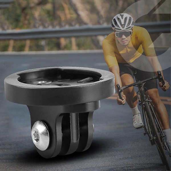 Cykelcomputerhållare Bas Cykel Kamerafäste Hållare Fäste Adapter Aluminiumlegering Cykel Kamera Ljusfäste för Garmin Gopro-Xin