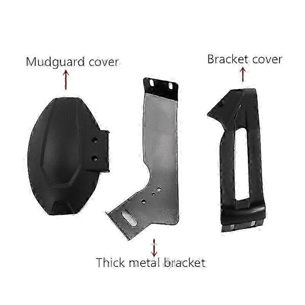 Kompatibel med Grom MSX125 Motorcykel Bagskærm Side Mudguard Halehjul Dækstykke-xindaren