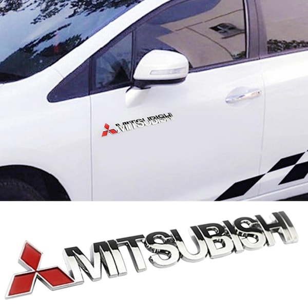 Bilsticker 3D Självhäftande Professionell Karosseri Bumper Sticker Dekal för Mitsubishi Mengxi-Xin