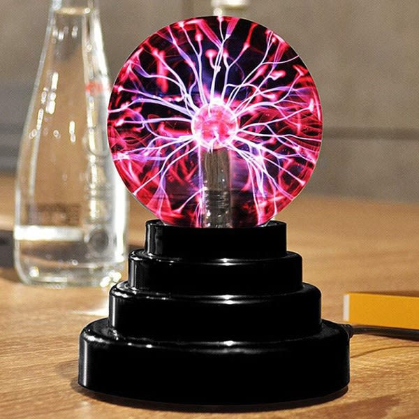 Magisk Plasma Kugle Lampe Touch Sensitiv Atmosfære Nattelys-Xin