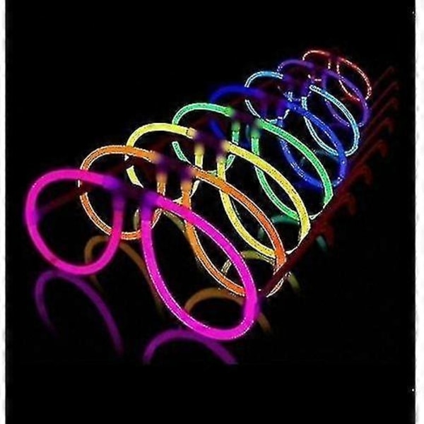 Luminous Armband Glow Sticks Pack 100, 200, 500...  Fluorescerande Sticks Pack-blå-Xin Green 100 pcs