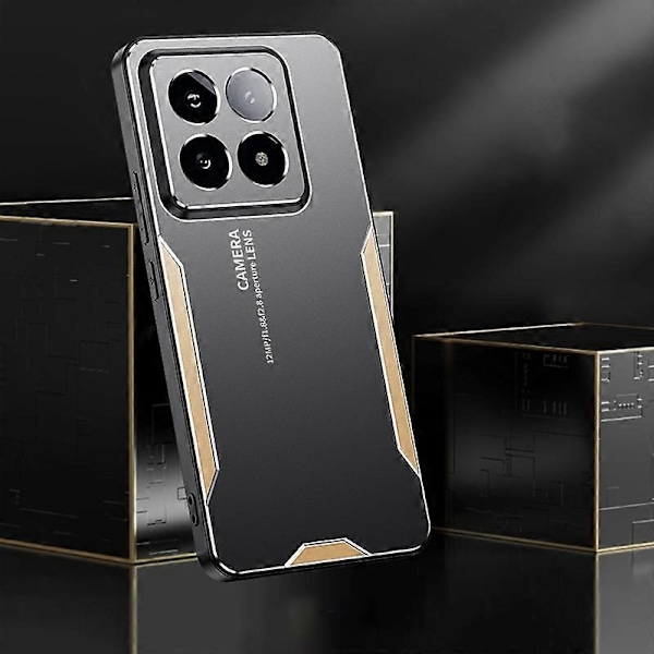 Blade Series TPU Hybrid Metall Skal-Xin Red For Xiaomi 14 Pro