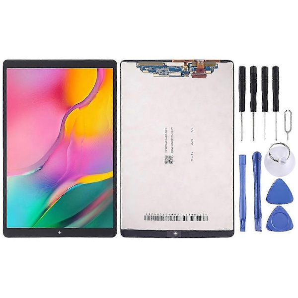 Original LCD-skjerm med digitaliserer komplett montering for Galaxy Tab A 10.1 (2019) (WiFi-versjon) SM-T510 / T515 (Svart) - Xin