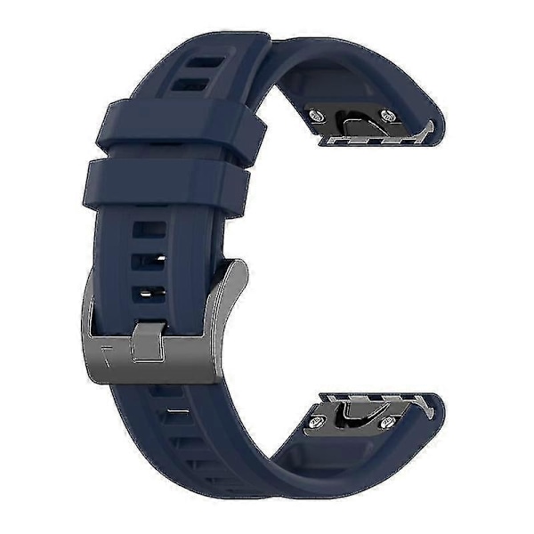 Armbånd Kompatibelt med Garmin Fenix 7s/6s/5s Silikon Smart Klokkereim Anti-ripe Stropp-xindaren Midnight blue