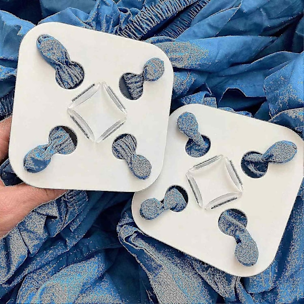 2 st Sänglakan Anti-trassel Gadget Tvättmaskin Torktumlare Filt Påslakan Strumpor BH Fixering Tvätt Trassel Reduceringsenhet verktyg-xindaren S