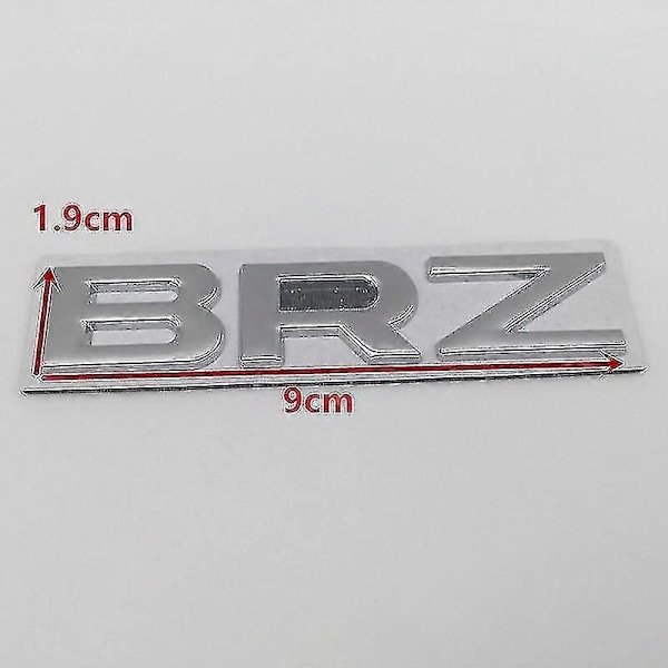 1kpl 3D metallinen Crosstrek Awd Brz yhteensopiva Wrx auton kirjain lokasuoja tunnus sivu takaluukku merkki tarra auto tarvikkeet-xindaren silver WRX