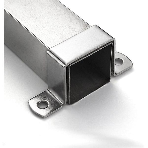 10 kpl 50*50mm neliönmuotoinen suorakulmainen putkikiinnike, ruostumattomasta teräksestä valmistettu neliöputkikiinnike, U-muotoinen putkikiinnike, satulakiinnike-Xin