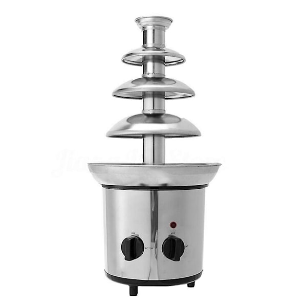 Suklaalähde, 4-kerroksinen sähköinen sulatuskone, Fondue-pottisetti, suklaakarkkeja varten, Ranch-xindaren