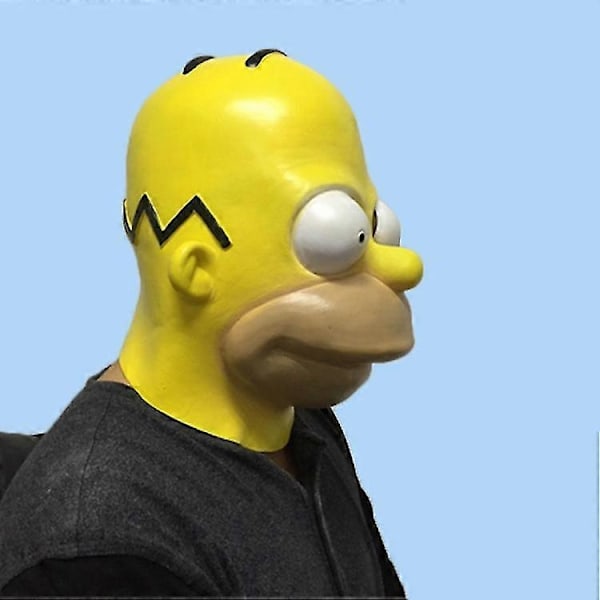 The Simpsons Mask Halloween Latex Mask-Xin