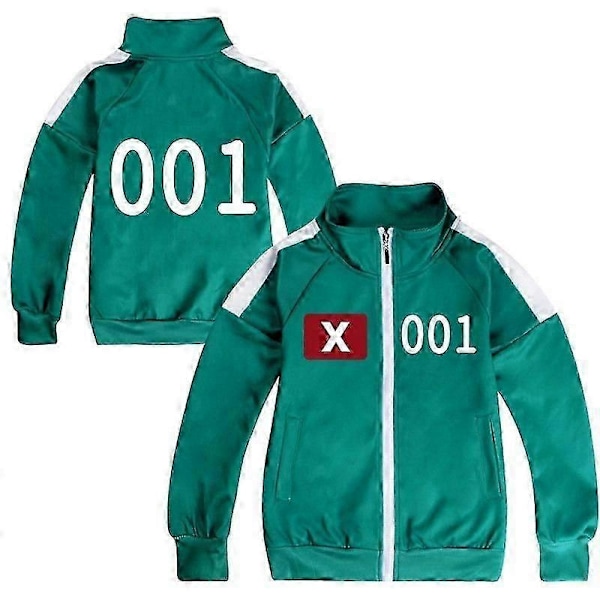 Squid Game 2 Spillere Cosplay Kostyme Treningsdress Komplett Klesett-xindaren 1 120cm
