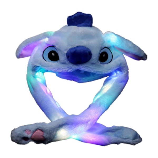 Hehkuva pehmolelu liikkuva hattu sarjakuva eläinlelut hattu Lilo ja Stitch hehkuva hattu lämmin hattu-Xin