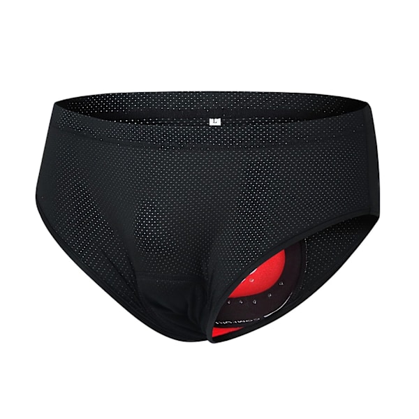 Cykeltrosor för män, andningsbara vadderade cykeltrosor, cykeltrosor shorts-Xin Black L