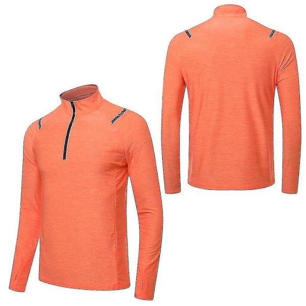 Lange Trøjer til Sport Gymnastik Udendørs Bjergbestigning Trænings Trøjer-Xin ORANGE 2XL