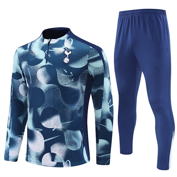 2425 Tottenham Hotspur Ny Fotbollströja Långärmad Träningskit Vuxna och Barn-Xin Royal blue 18
