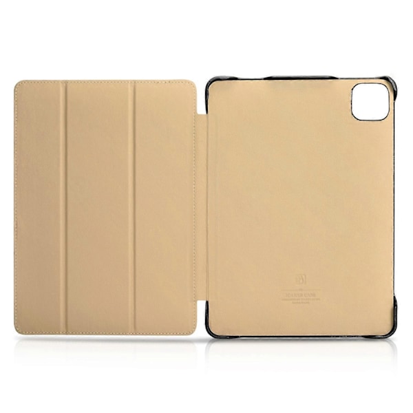 Retro Tri-Fold Läder Smart Fodral Kompatibelt med iPad Air 11 (2024) & Pro 11-tum (2020-2024)-xindaren Style A