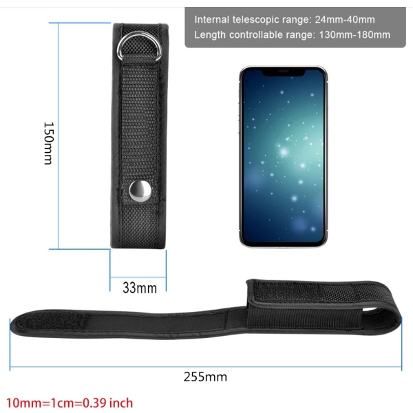 Universal Nylon Lommelykt Holster Veske Pose for FENIX UC30 UC35 E35 3\"-5\" 18650 Mini Lommelykt Lommelykt-Xin