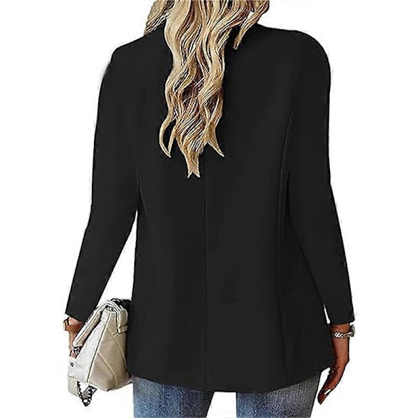 Naisten bleiseri, business casual, pitkähihainen napitettava bleiseritakki - Xin KHAKI M