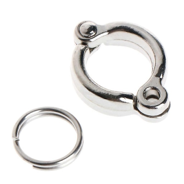 Papegojbenring metall fotring legeringsklämma lämplig för fågelpapegojor som flyger utomhus-Xin 4-8.5mm
