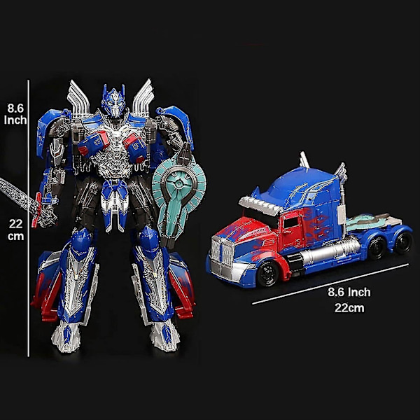 Transformers Leksaker Optimus Prime Leksaker Transformerbil Robot Transformer Actionfigur Modell Barnfödelsedagspresent-Xin