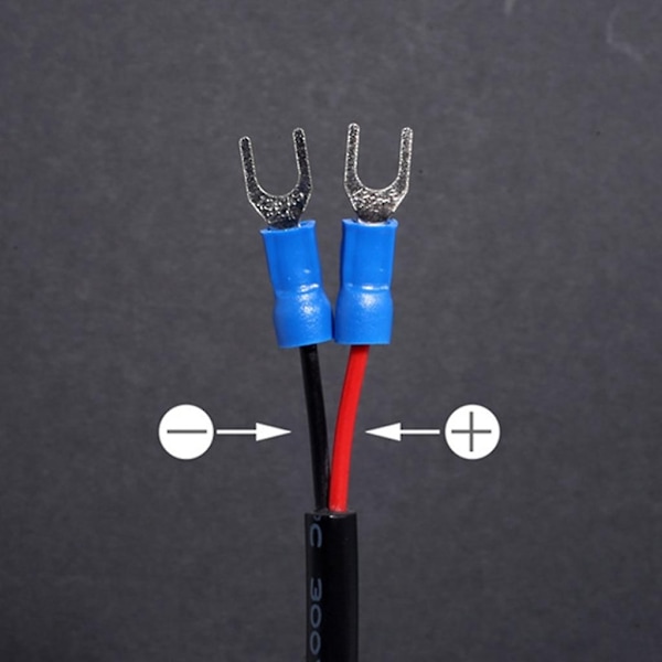 Yleismallinen DC5.5x2.1mm - 2-nastainen virtajohto DC5521 - 2-nastainen DC10A latausjohto - Xin Blue