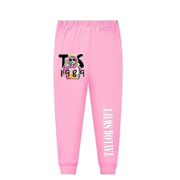 Taylor Swift Långärmad Pyjamas Pyjamas Set Barn Pjs Sovkläder Nattkläder Swiftie Fans Present-xindaren Pink 9-10 Years