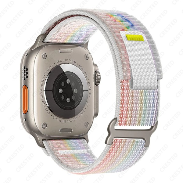 Trail Loop för Apple Watch Ultra 2 Rem 49mm 44mm 40mm 45mm 41mm 38mm 42mm 40 45mm Rem iWatch Serie 8 9 7 6 5 3 Rem Pride Edition-Xin Pride Edition 42 44 45 49mm