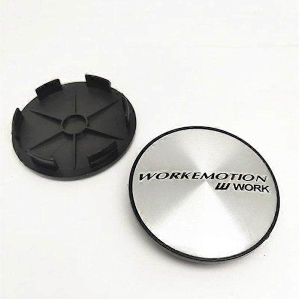 Pakke med hjulkapsler, 68 mm, Work Emotion, hjulnav, bilfælge, centerkapsler, biltilbehør - Xin A