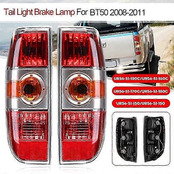 Bil Baglygte Bremselygte Baglygte til Mazda Bt50 2007-2011 Ur56-51-150 Ur56-51-160 med Ledningsnet Højre-Xin