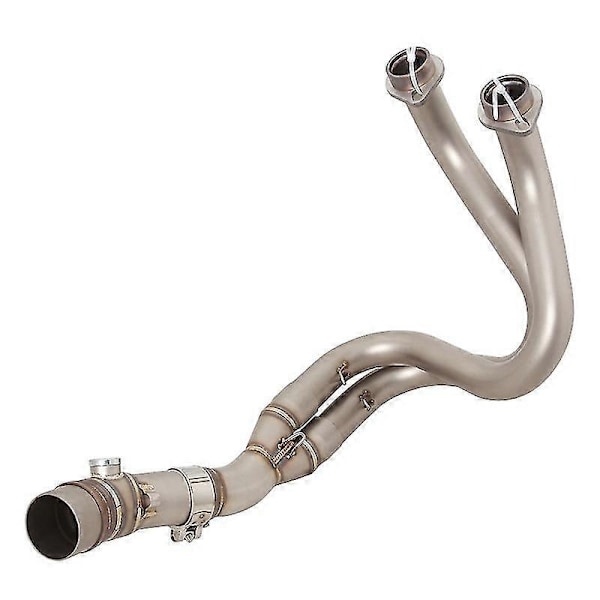 Kompatibel med Kawasaki Z650 Ninja 650 Versys 650 Z650RS Motorcykel Avgassystem Främre Anslutningsrör 51mm Ljuddämpare Escape-xindaren Only link pipe