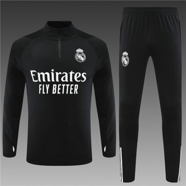 23-24 Ny säsong Real Madrid Vuxen/Barn tröja långärmad kostym-Xin 16#