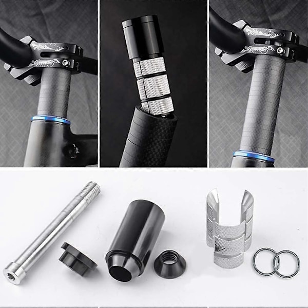Cykel Frempind Forhøjer Styr Forhøjer Adapter Aluminium Legering Cykel Gaffel Frempind Forlænger til Mountainbike-xindaren 30MM