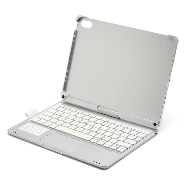för iPad 10.9 (2022) Trackpad Bakgrundsbelyst Tangentbord med Tablet Fodral-Xin Silver