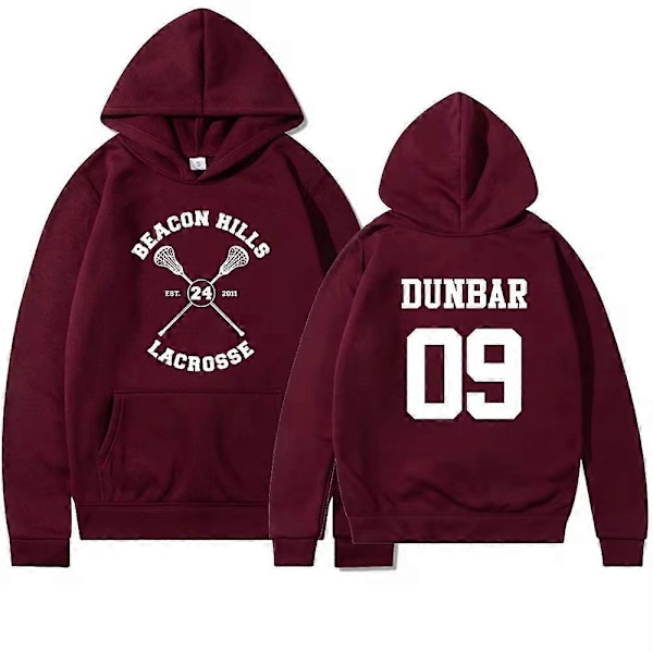 Teen Wolf Hoodie Beacon Hills Stilinski 24 Lahey McCall Pullover TV-Show Huvtröja Huvad Hip Hoodie Streetwear Toppar - Xin 4 XXL(75-82)kg