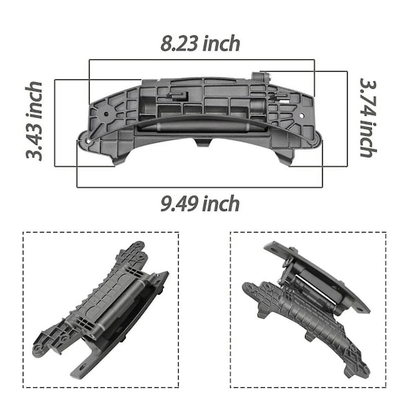 8183202 W10005090 Erstatningshengsel for vaskemaskin dør for WP8183202 W10200695-Xin